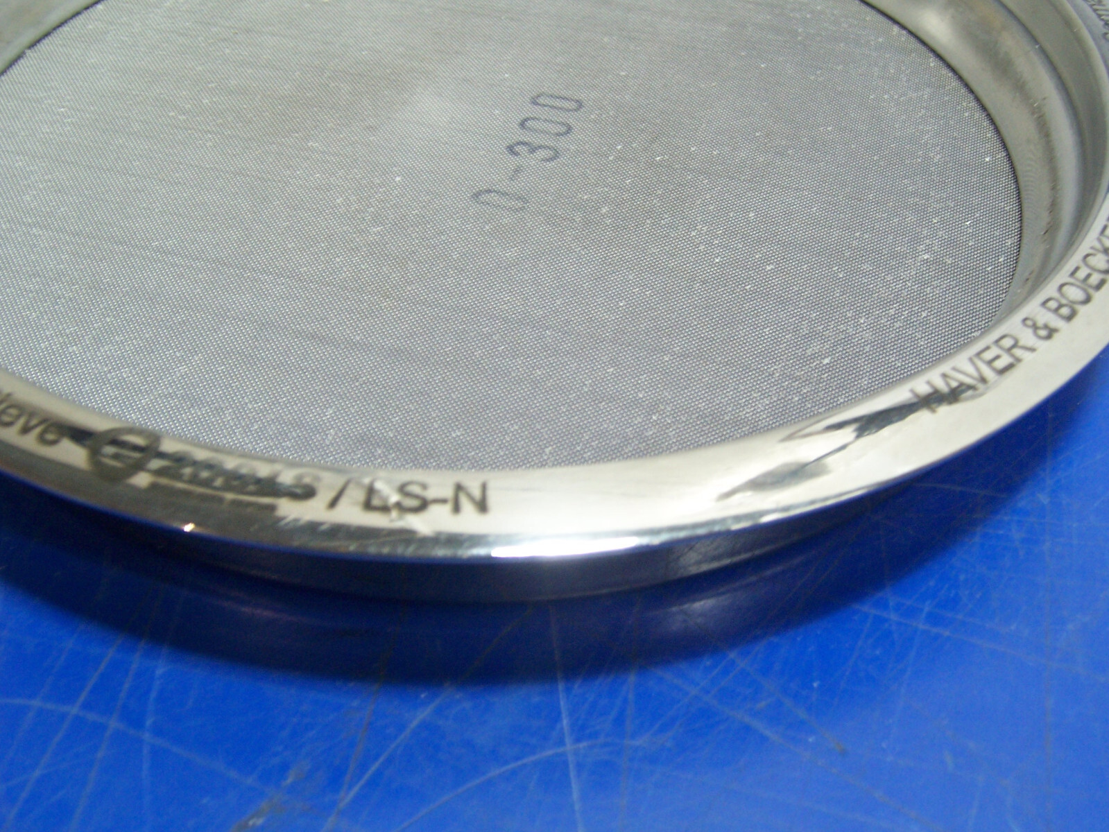 14426 Haver & Boecker 300 micron Test Sieve for Alpine-Air jet 203x28mm SS metal