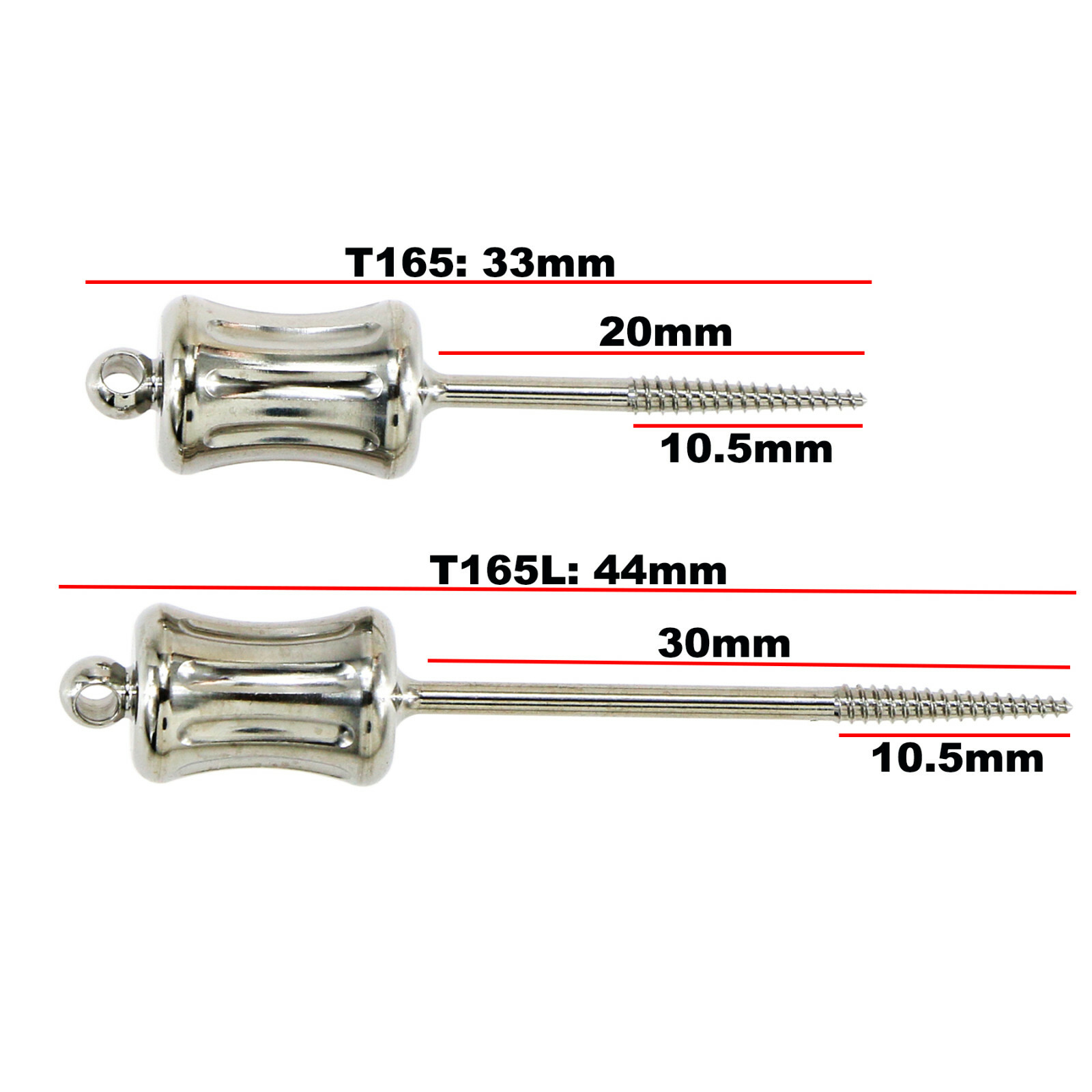 Dental Manual Extractor Extract Apical Root Fragment Part Long 44mm Short 33mm