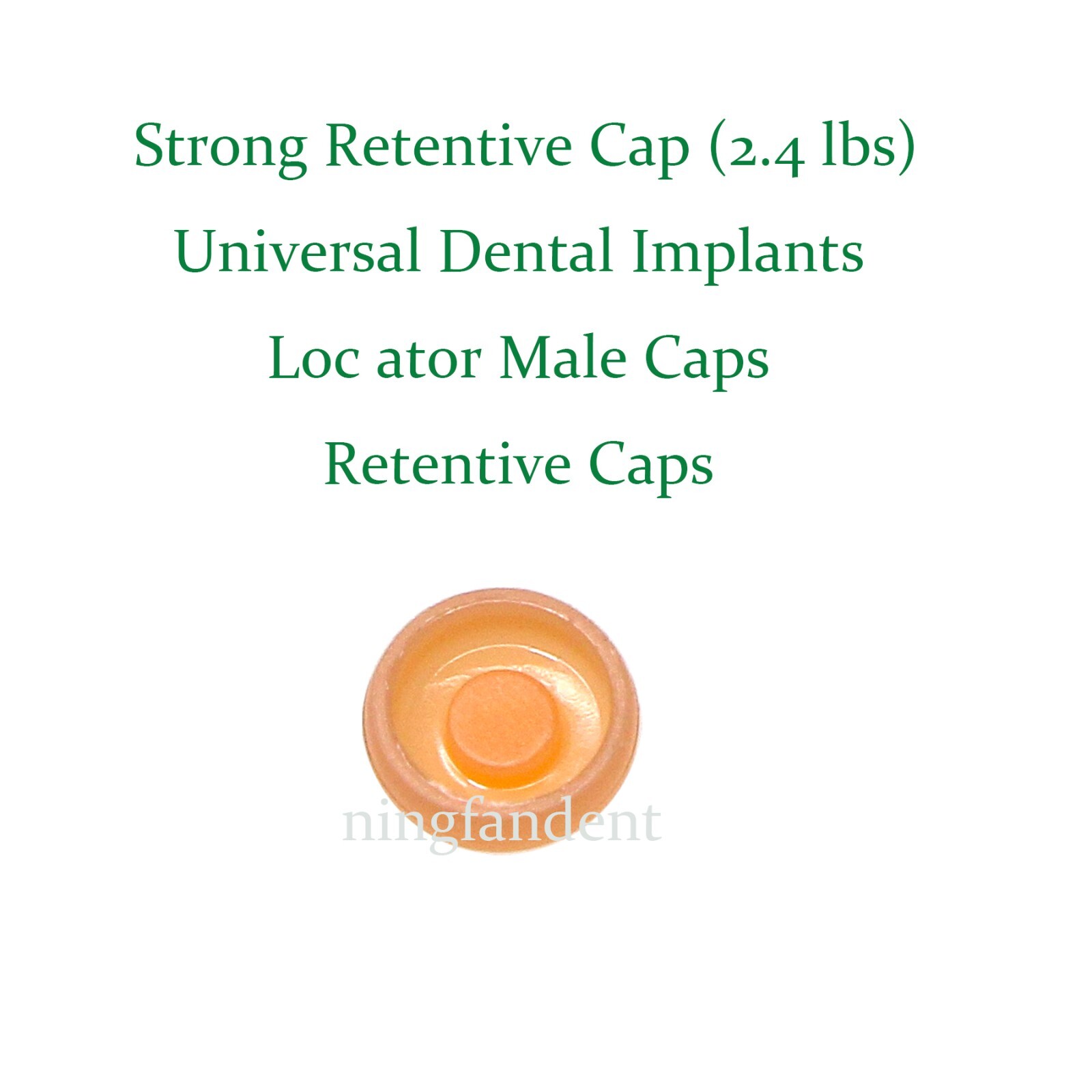 US Dental Attachment System Locator Abutment Retention Caps Replace Inserts Set