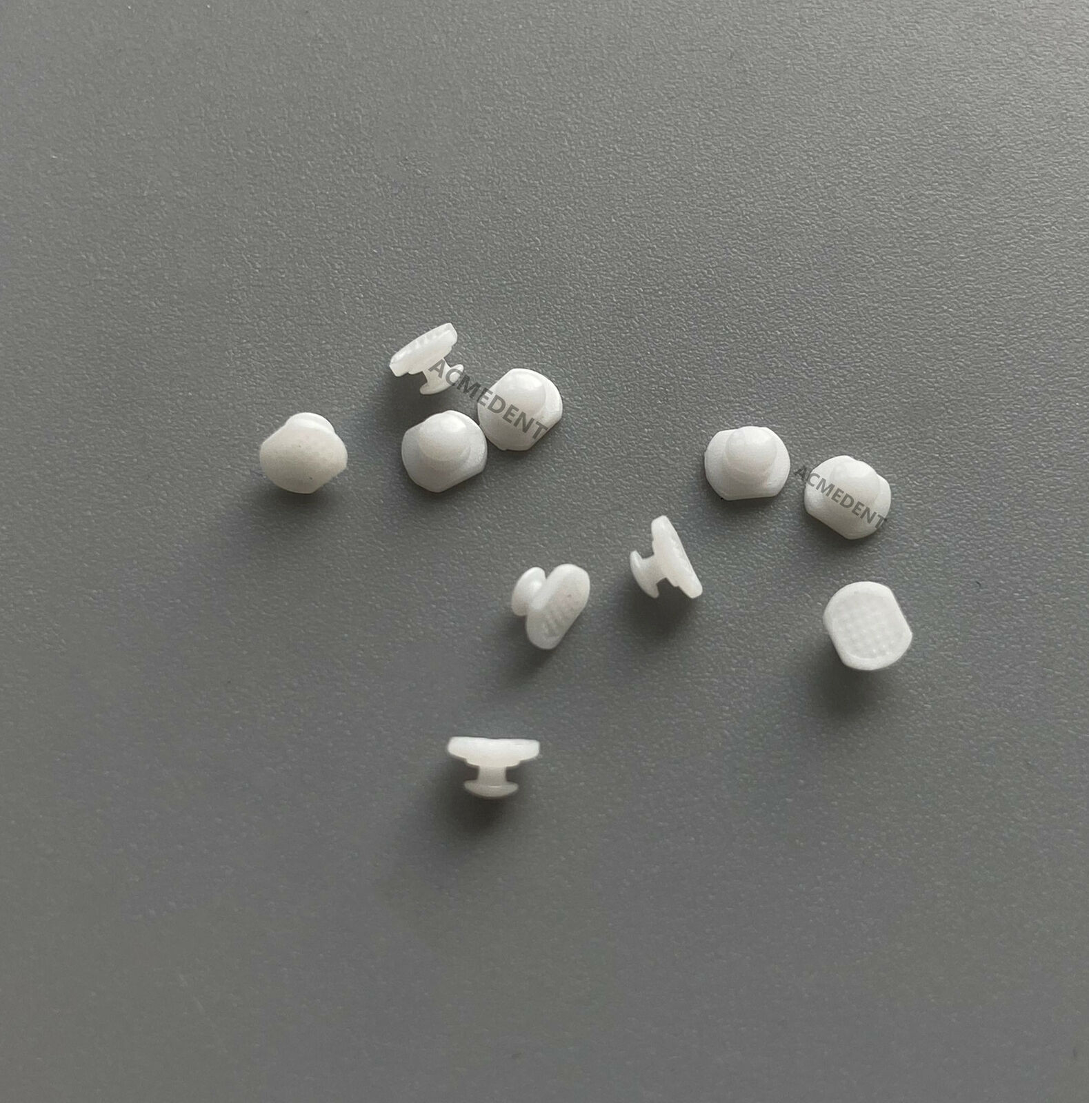 Dental Orthodontic Ceramic Lingual Button Dental Orthodontic Butttons Bracket