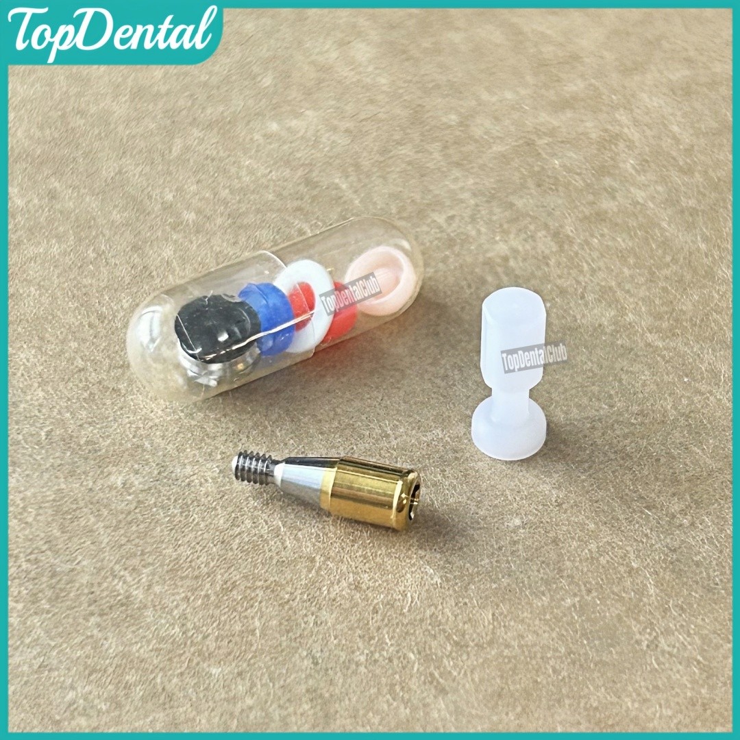 Dental Retention Cap Insertion Locator Core Tool Overdenture Abutment Fit OSSTEM