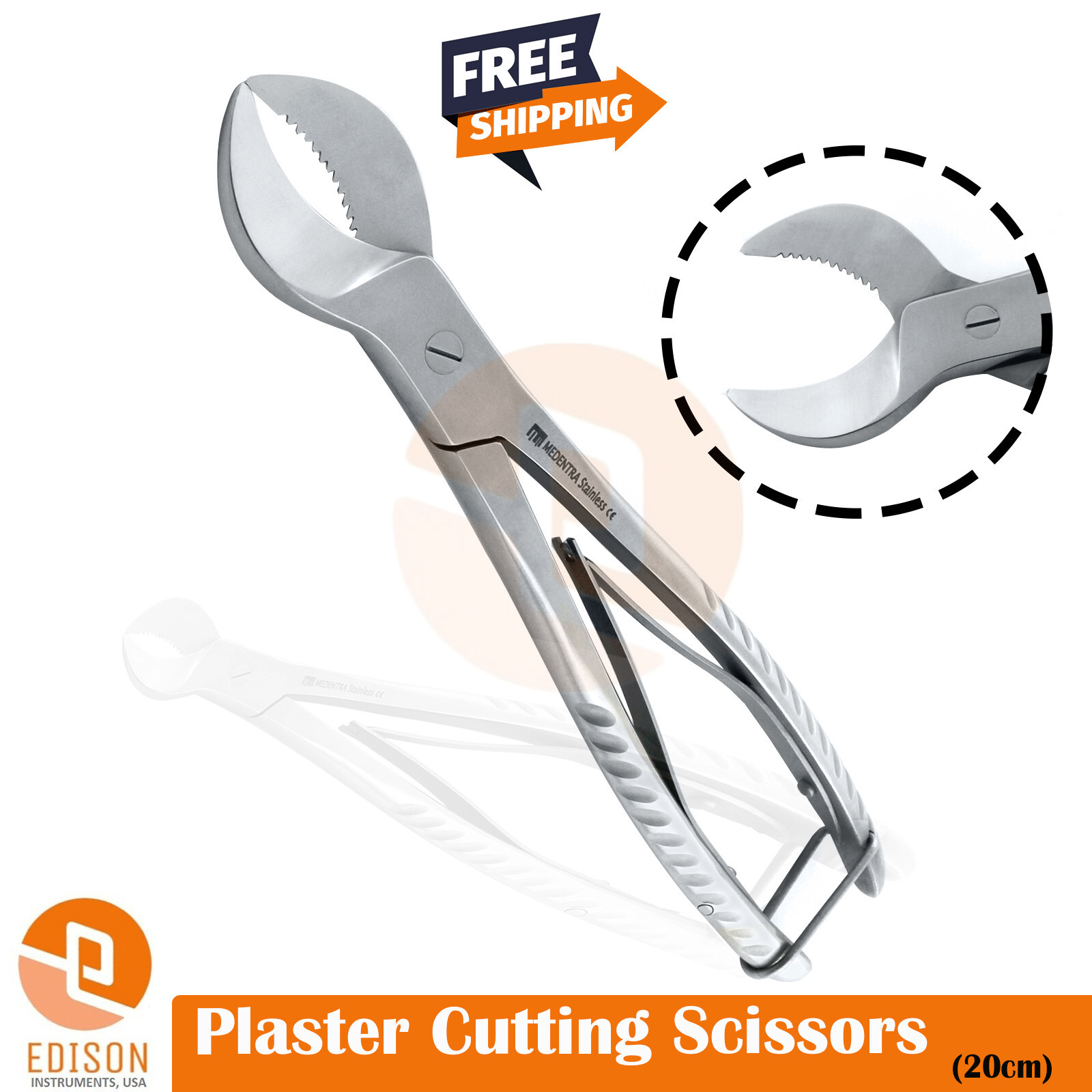 Dental Heavy Duty Plaster Scissors Plier Cast Trimmer 20cm Surgical Orthopedic
