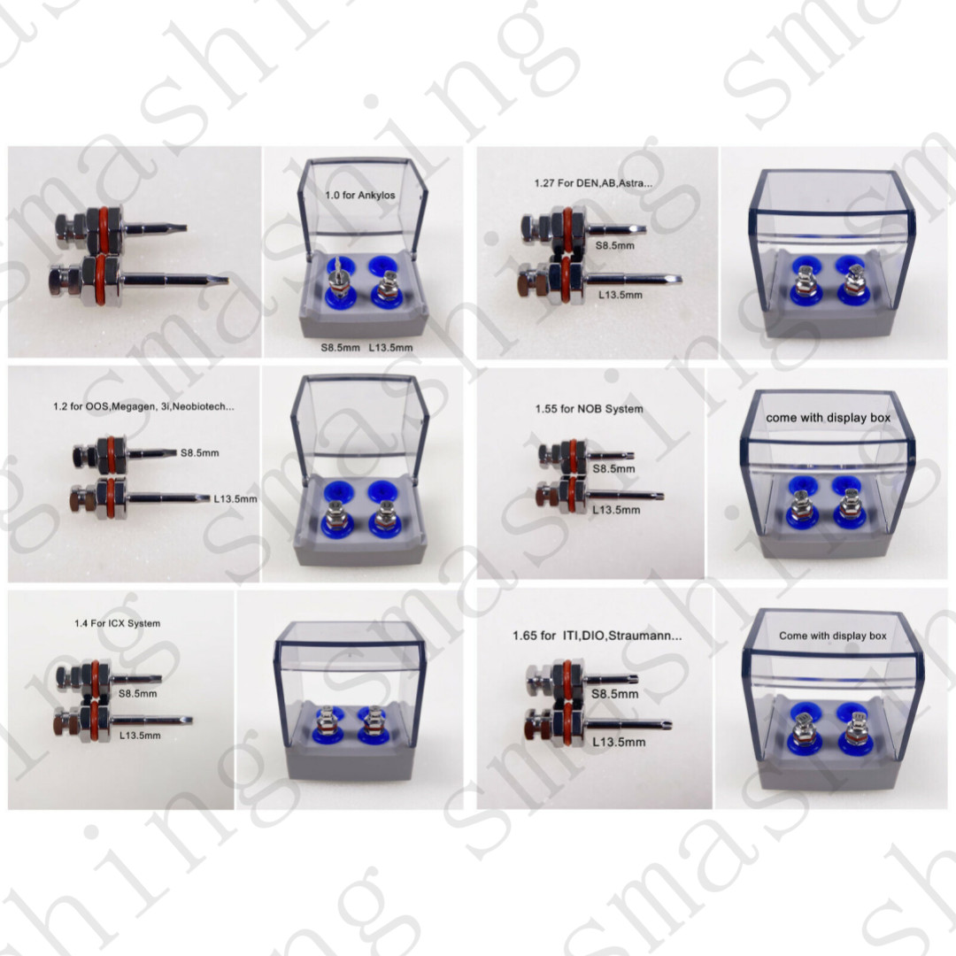 Dental Driver Wrench Ratchet Screwdriver Abutment Screw ITI/1.0/1.2/1.27/1.4/NOB