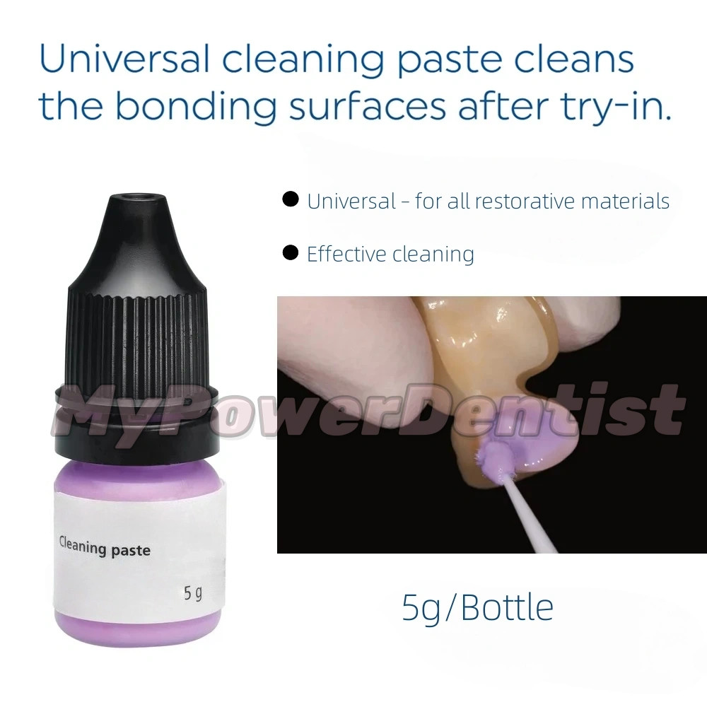 Dental Cleaning Paste Clean Bonding Surfaces After Try-in Ivoclean Crowns Veneer