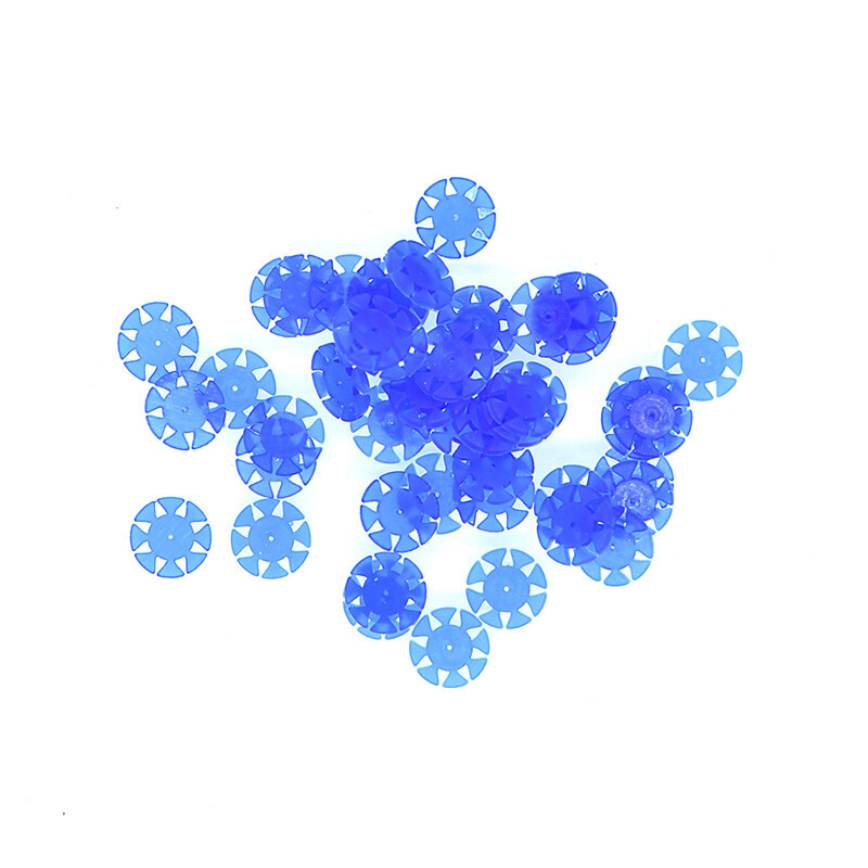 200Pcs Dental Safety Memo Disc SMD For Endodontic Rotary Files Record 135℃ Blue