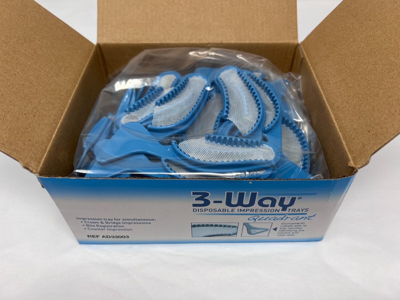 NEW Lot of (35) SULTAN 3-WAY Assorted Bite Registration Impression Trays