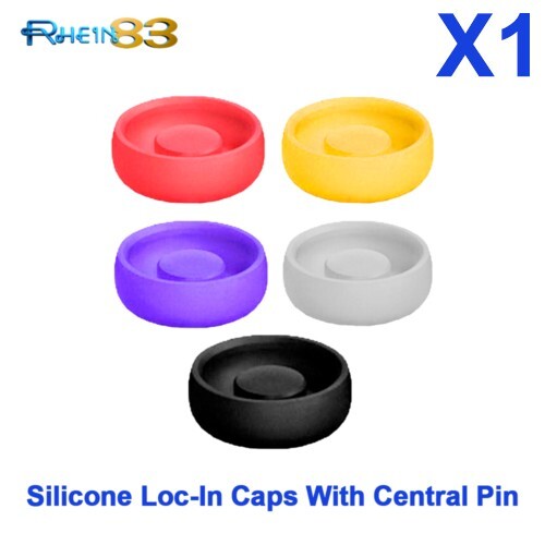 Dental Rhein83 Silicone Loc-In Caps Set With Central Pin Overdenture 5pcs