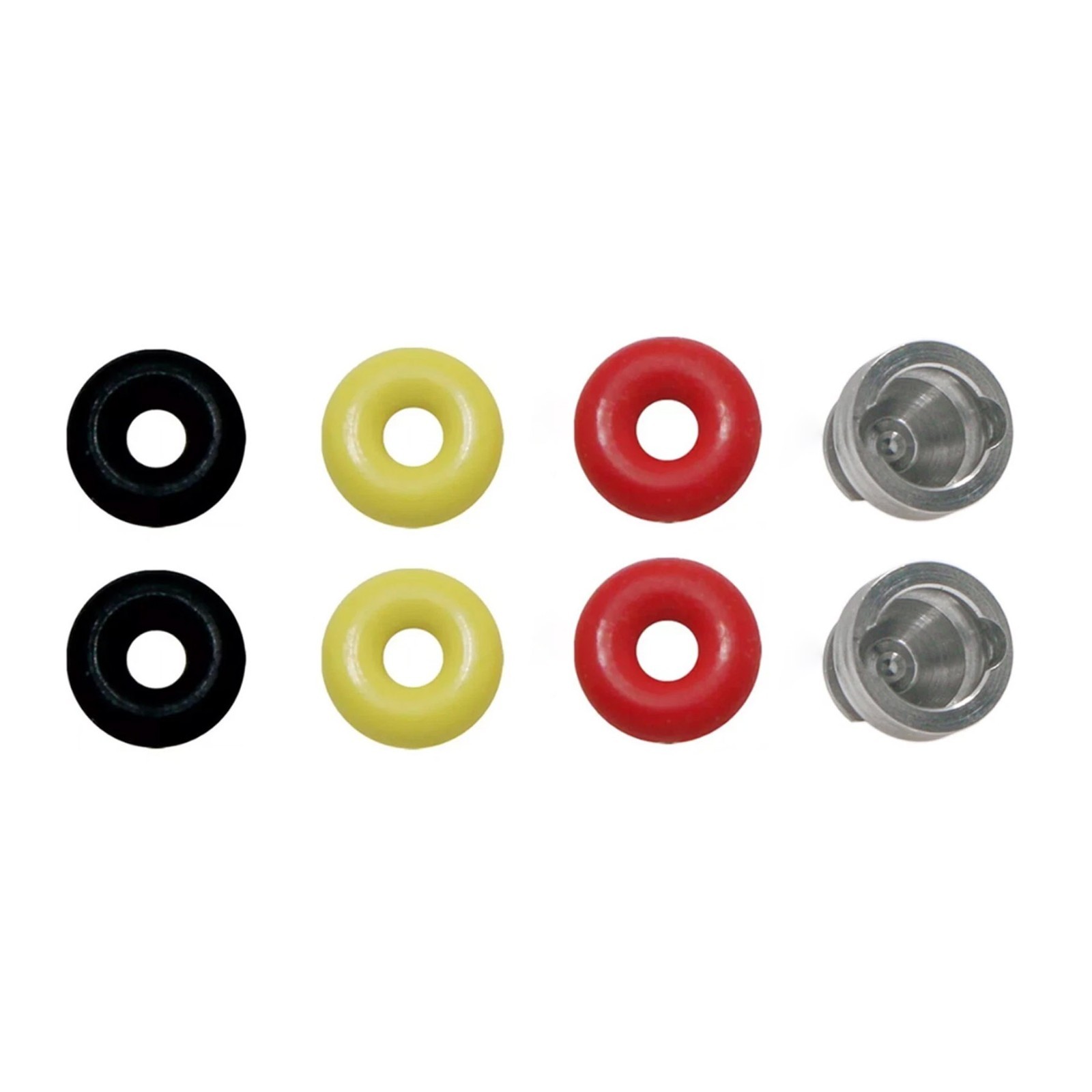 US Dental Ball Abutment O-Ring Caps Kit for Hiossen Osstem Overdenture 4Pcs/Set