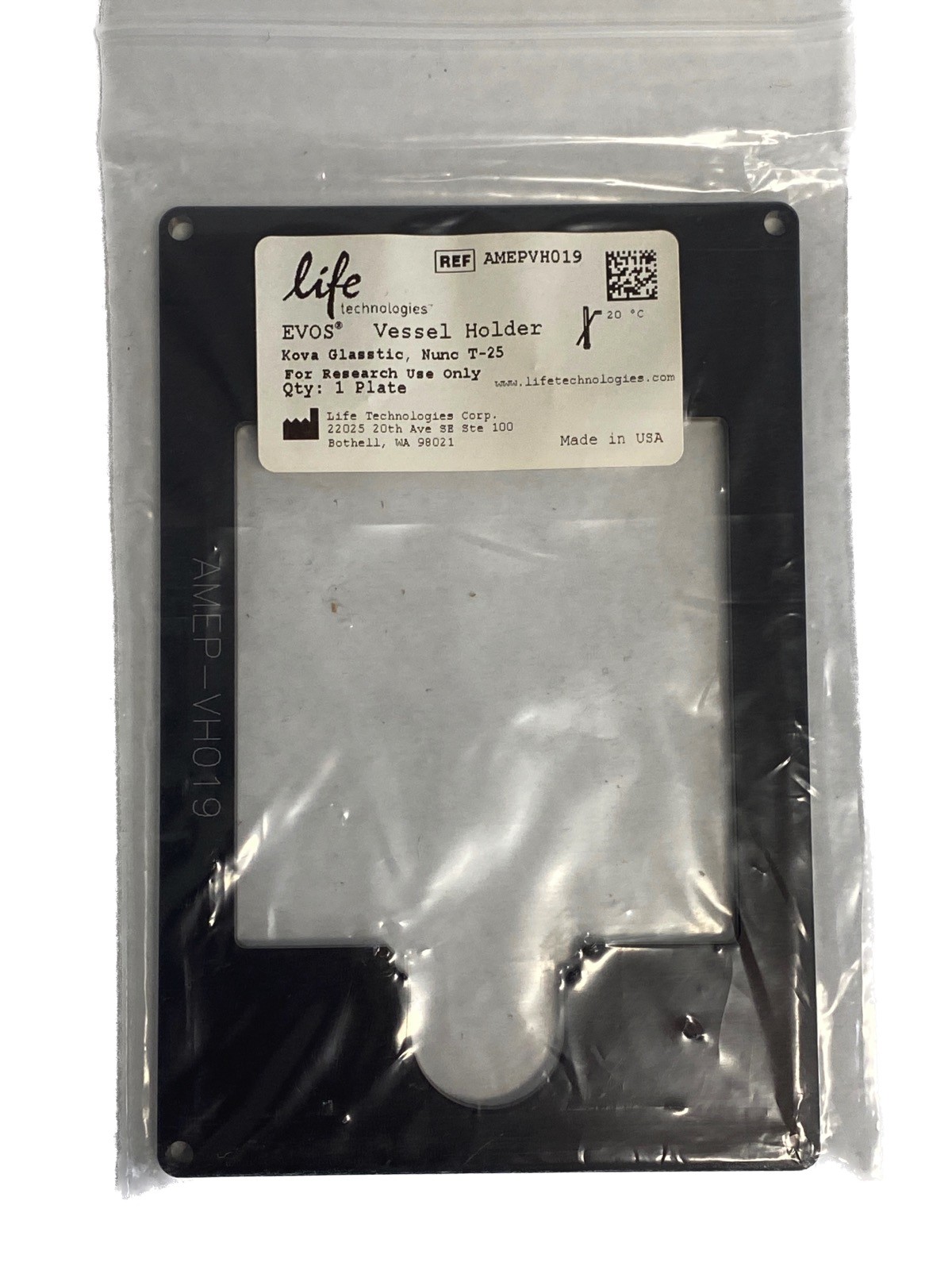 LIFE INVITROGEN EVOS Vessel Holder for Oil Objectives Microscope Slide AMEPVH019