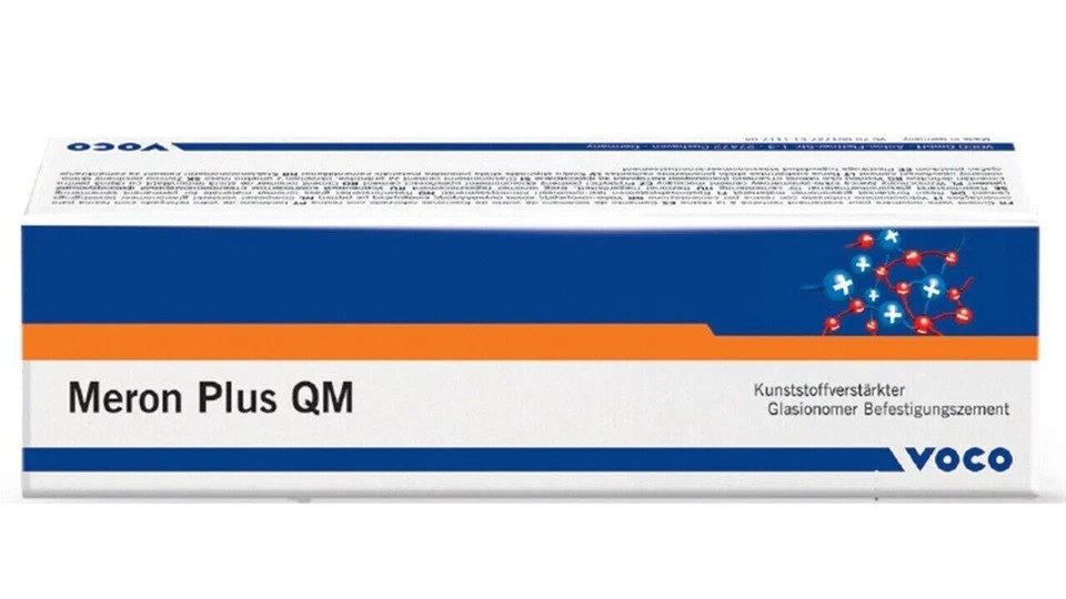 Voco Meron Plus QM Resin Reinforced Glass Ionomer Luting Cement 8.5gm(Free Ship)