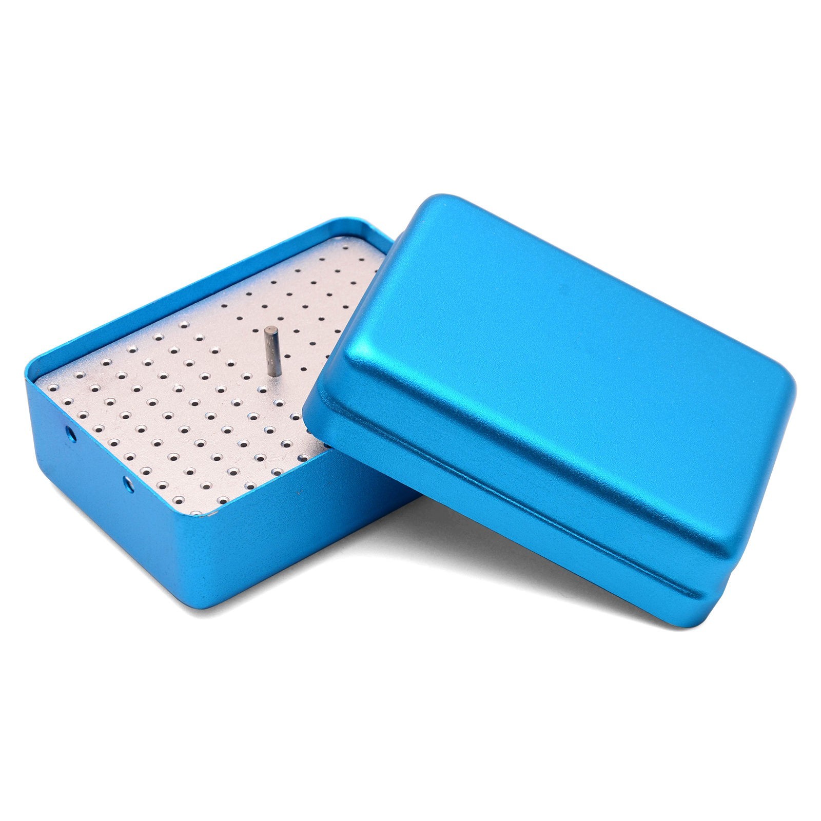 Dental 120 Holes Autoclavable Disinfection Box Endo K H Files High-speed Bur FG