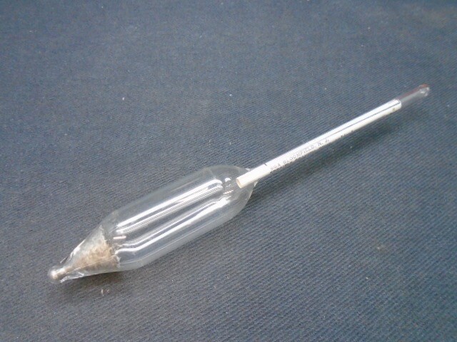 SGA Glass Specific Gravity Hydrometer 60° 1.060-1.130 Range 165mm OAL