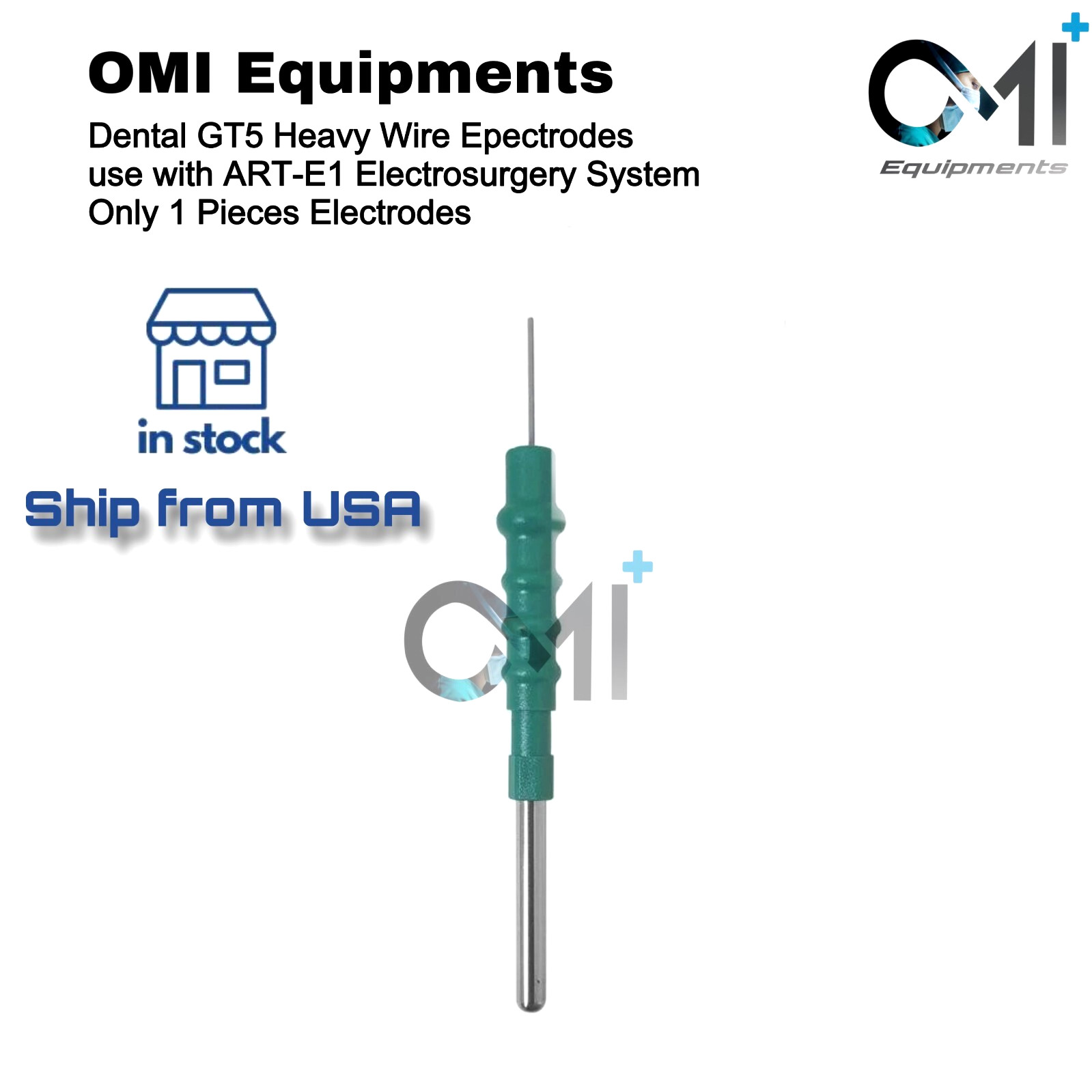 Bonart GT5 Heavy Wire Green Tips DENTAL Electrode use with ART-E1 Electrosurgery