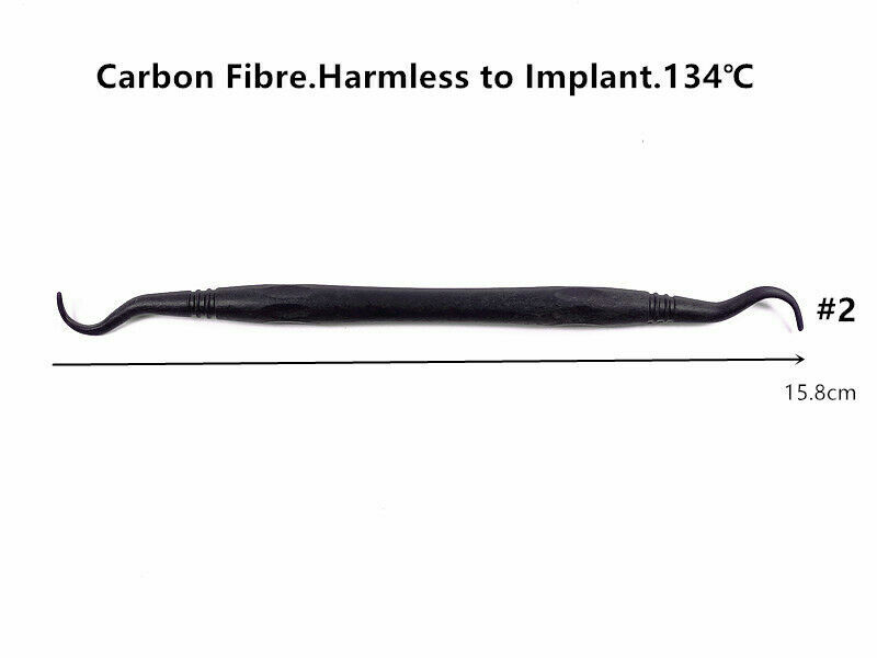 1set/4pcs Dental Carbon Fibre Harmless Scaling Periodental Abutment 134℃