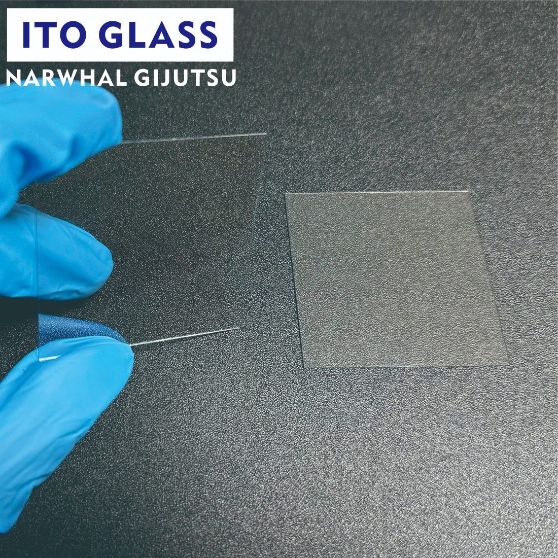 ITO Transparent Conductive Glass Plate 25x25mm 0.7mm40pcs Low Resistance for Lab