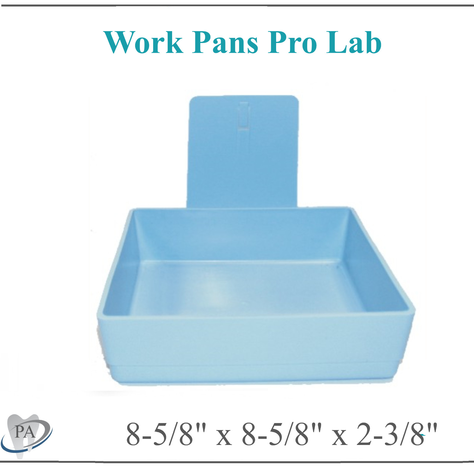 4 (Four) Box Dental Large Lab Work Pan Large Pans Laboratory 8-5/8″ x 8-5/8″
