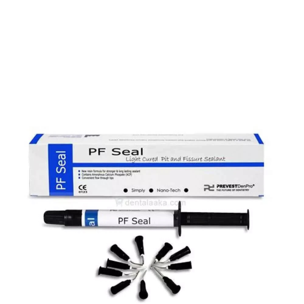 Dental PF Seal Light Cured Pit & Fissure Sealant 2gm Syr Pack