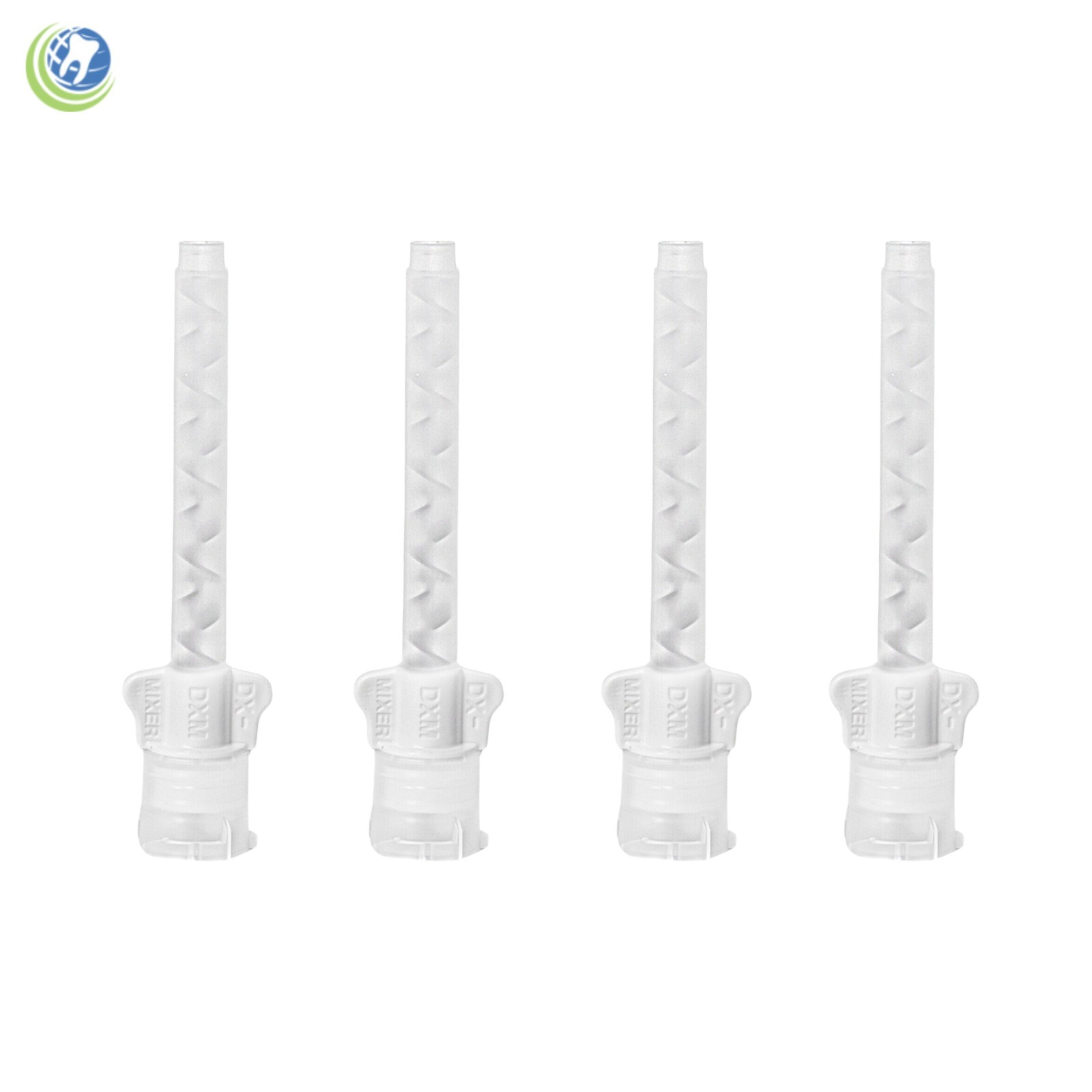 Dental White HP Mixing Tips with Wings 6.5mm x 48 Heavy Body DX-MIXER 1:1