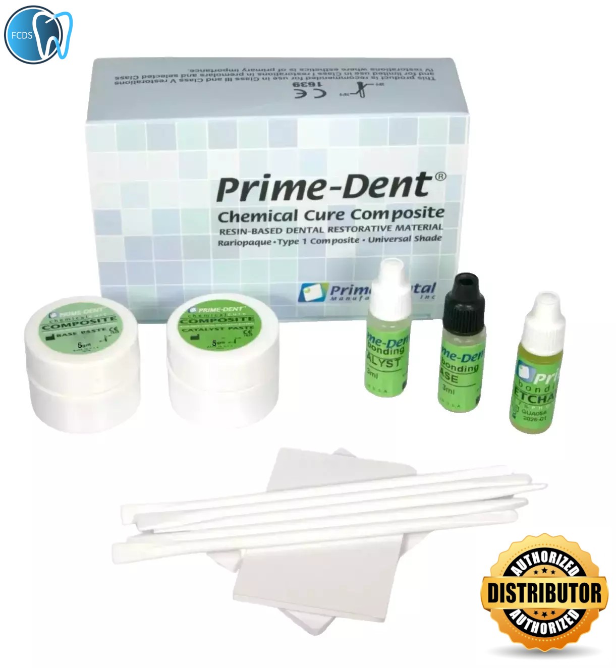 Prime-Dent Dental Self Cure Composite Cracked Tooth Kit Repair 5g