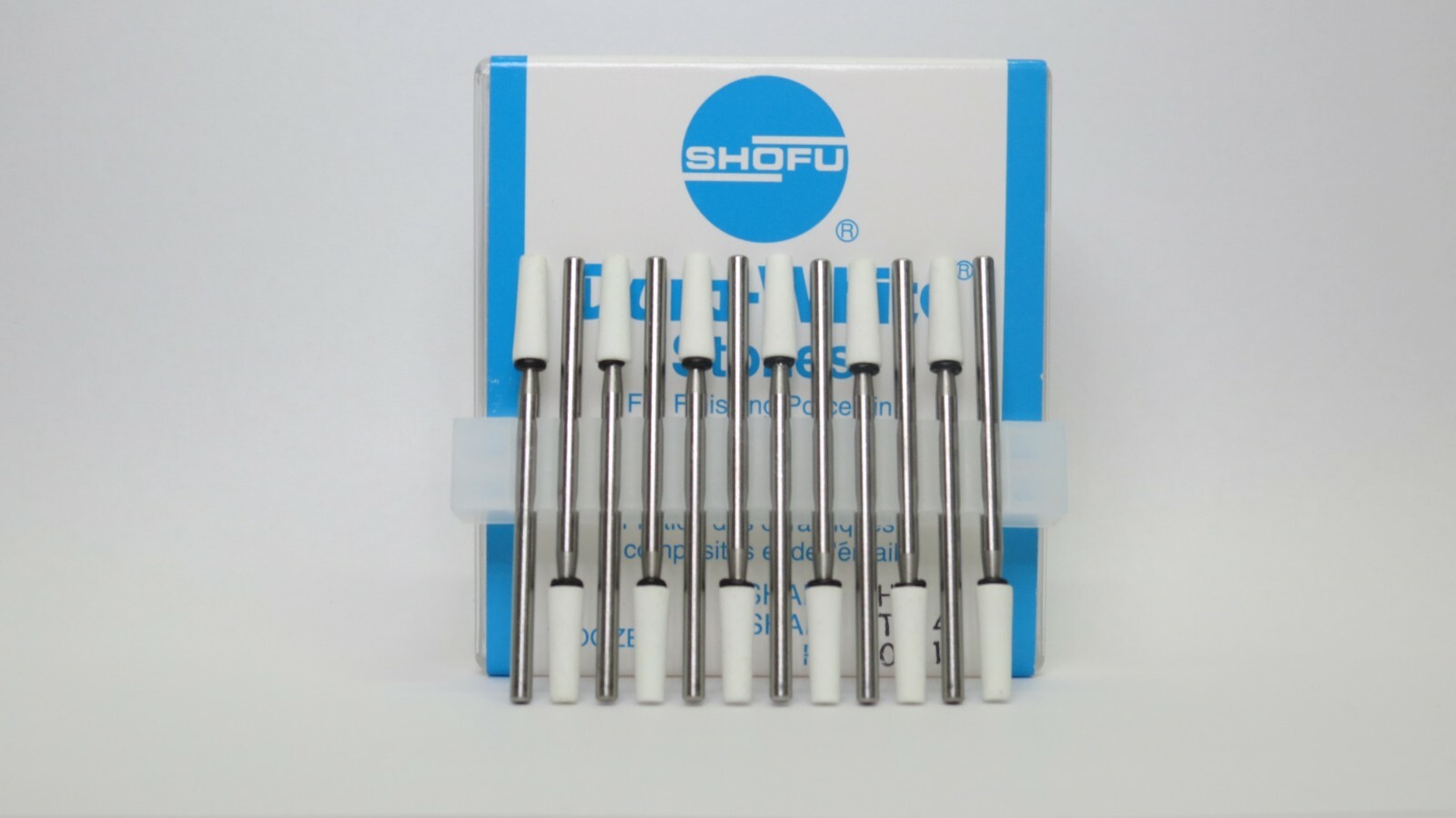 Shofu Dura-White Stones HP Shank PN0211 (Pack of 12)
