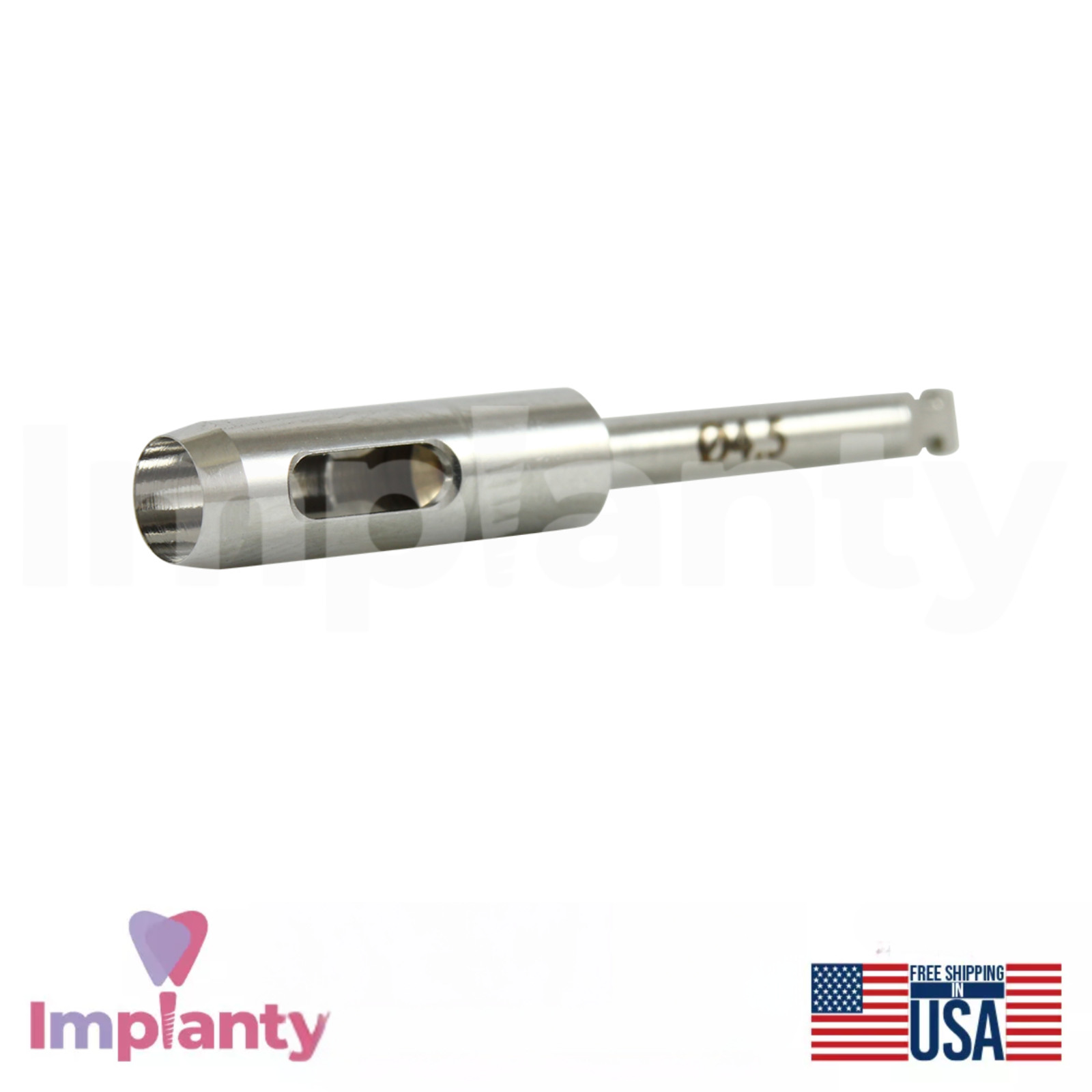 4x Dental Tissue Punch Drills Stainless Steel Soft Tissue Removal Dentistry Tool