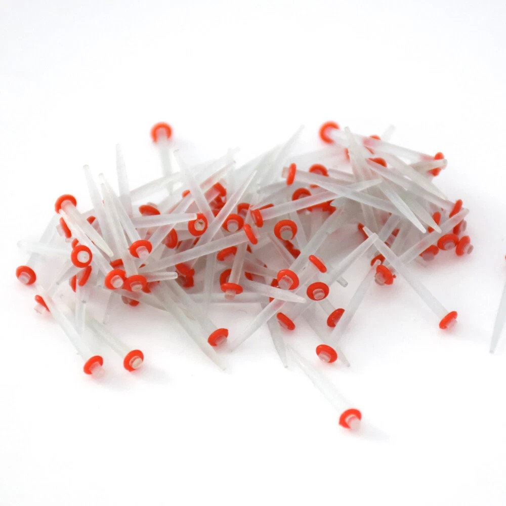 100 Pcs/Box Dental Endo Quartz Fiber Post Straight/Screw Restorative 1.0-1.8mm