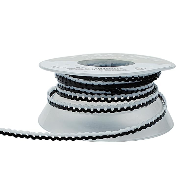 Funny Braces Power Chain Two Color Combos Dental Short, White&Black