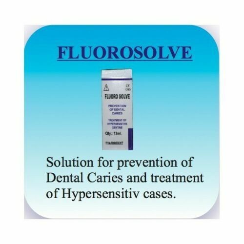 Ammdent Topical Fluoride Solution Dental Fluorosolve Based Desensitizer 13ml