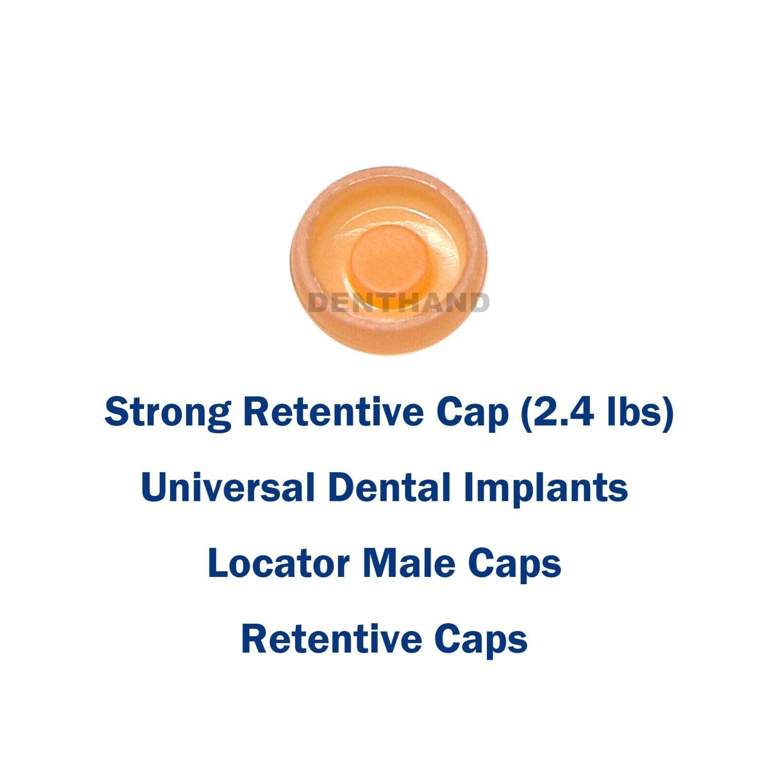 Dental Overdenture Abutment 5.0mm & Implant Retention Caps Tool fit Straumann RC