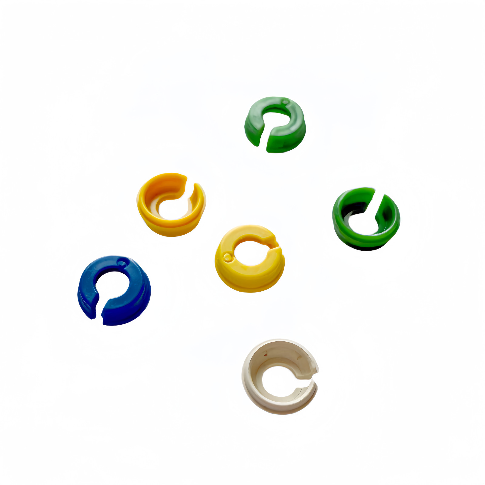 5Pcs/kit Novaloc Type PEEK Cap Matrix Titanium Housing Caps Retention Insert Cap