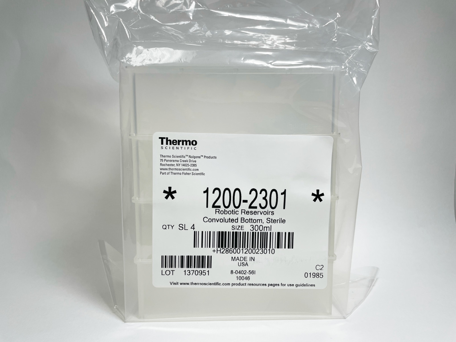 Thermo Scientific™ Nalgene™ Robotic Reservoirs (4 per Pack)