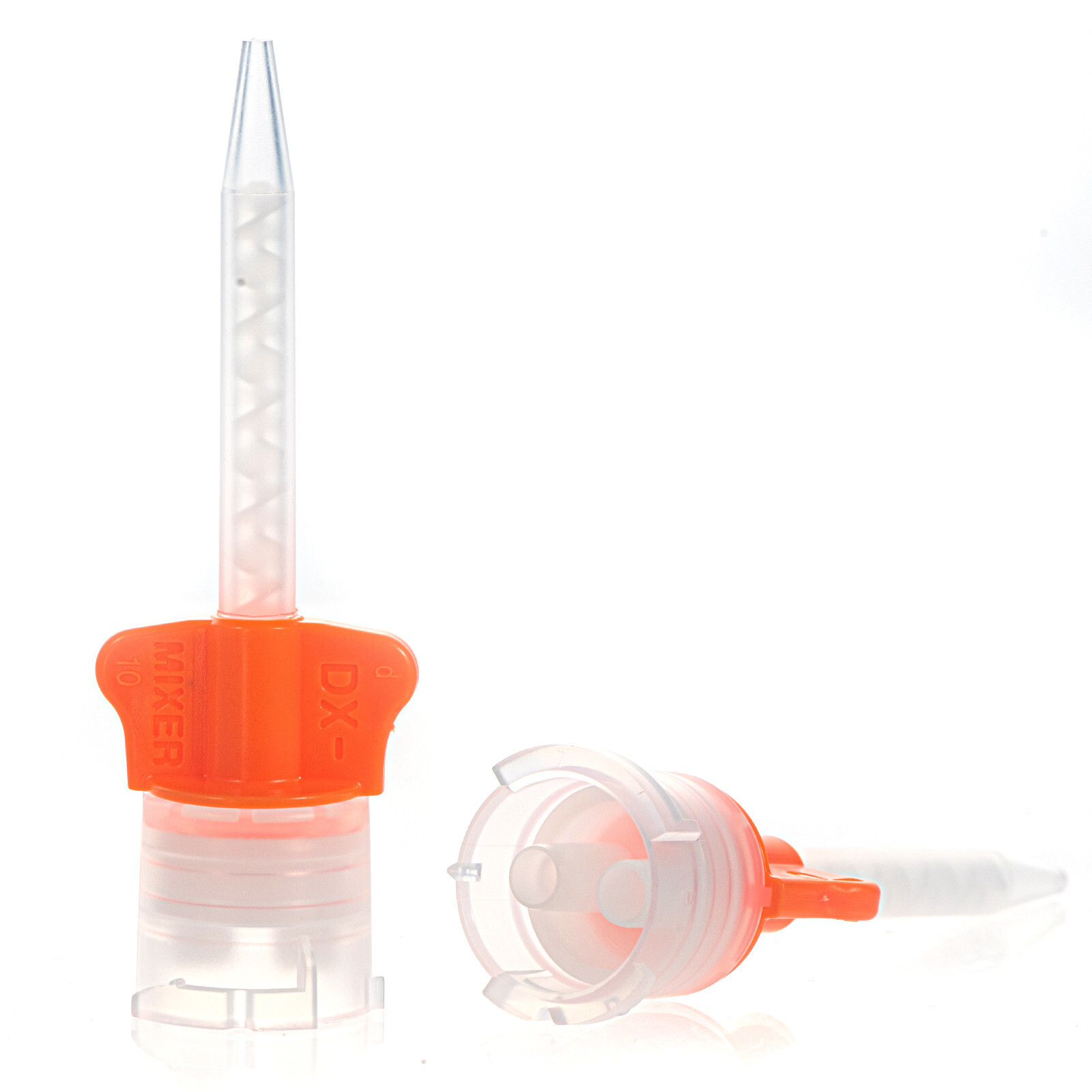 48pcs DX-Mixer Dental Impression Material 1:1 Ratio Mixing Tips Crown & Bridge