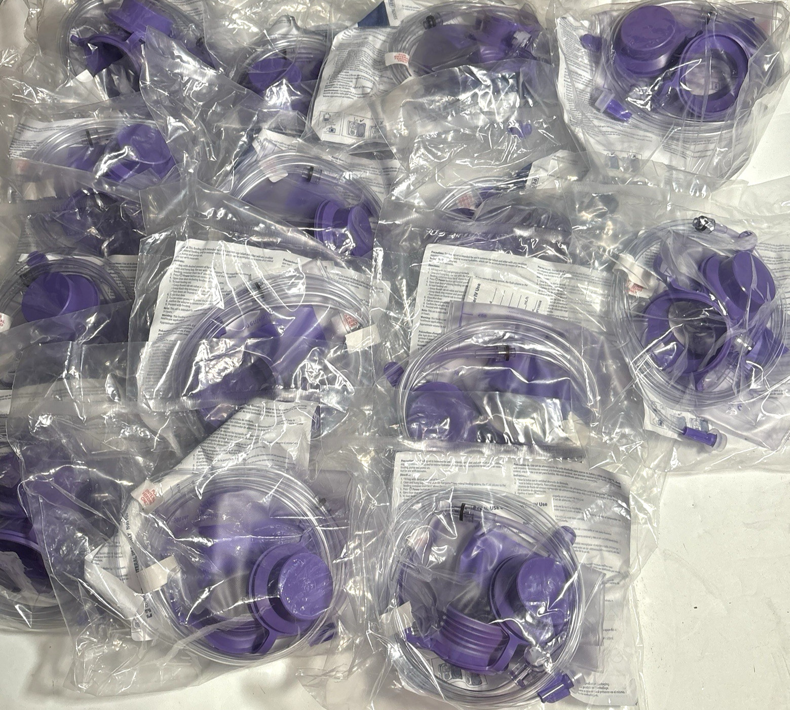 14 x Kangaroo Joey Pump Set 500ml Bag Anti Free Flow- Sealed packages