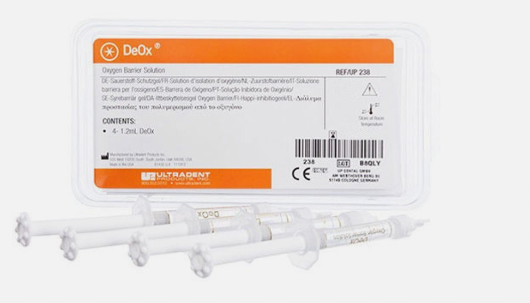 Ultradent 238 DeOx Oxygen Barrier Solution Glycerin Based 4/Pk 1.2 mL