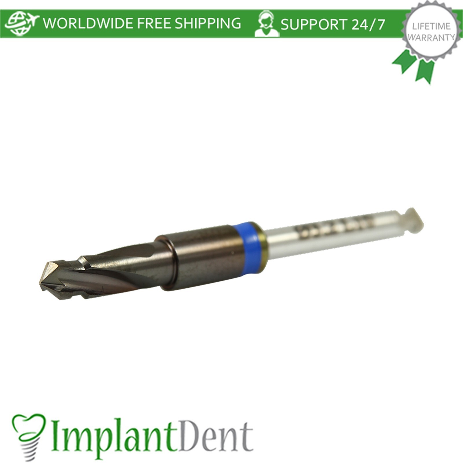 Dental DLC Step&Stop Integral Drills Ø3.2mm Stainless Steel Dentistry Tool