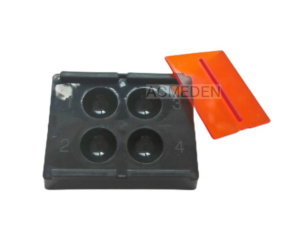 Dental Mixing Well Composite Resin Light-proof Shading Protector Orange 3Pc/Lot