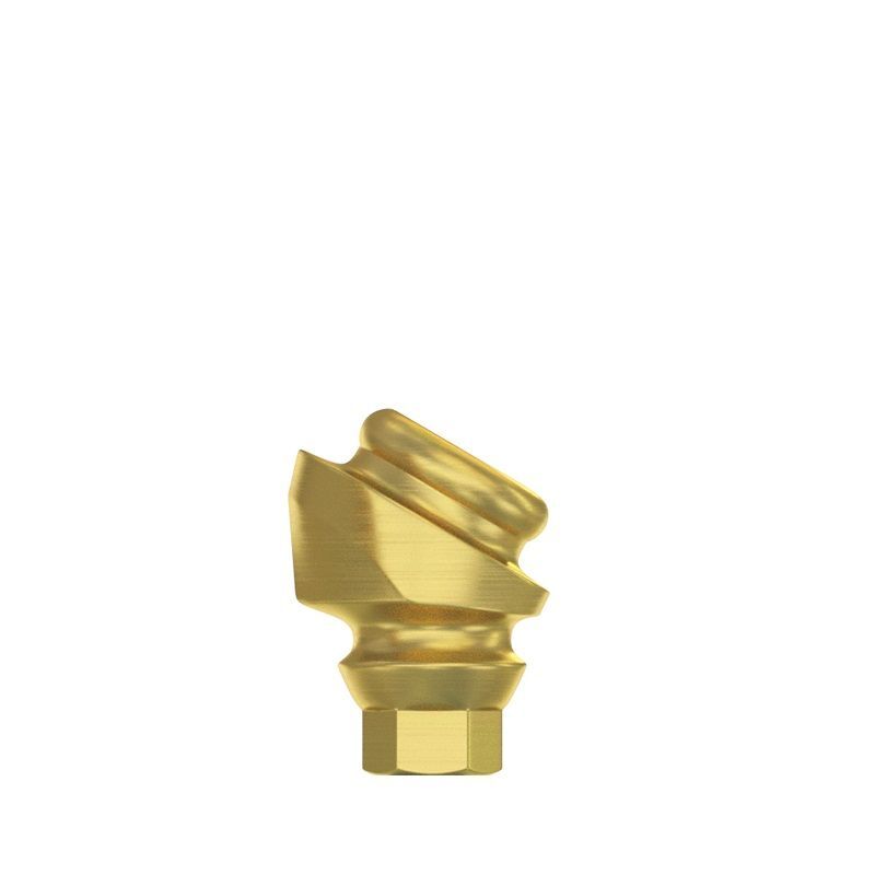 10x Set Abutment Angulated 30° Conical Loc-In Attachment NP Extra Soft Cap