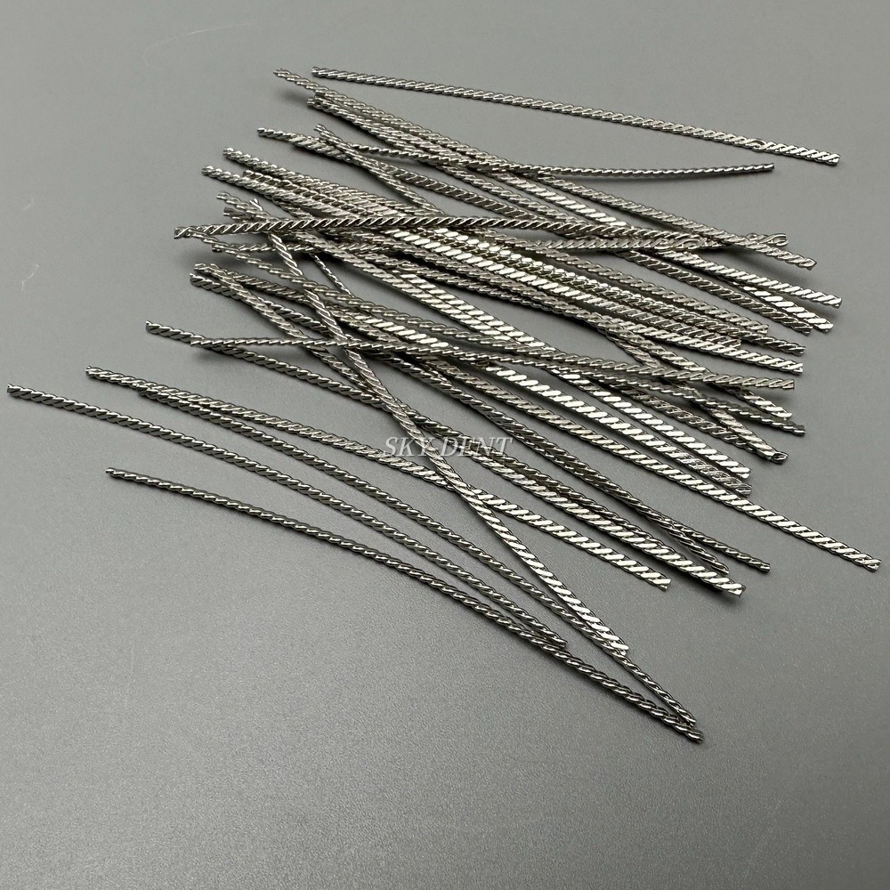 30pcs Dental Implant Connector Stainless Wire Overdenture MU Welded Wires Bonded