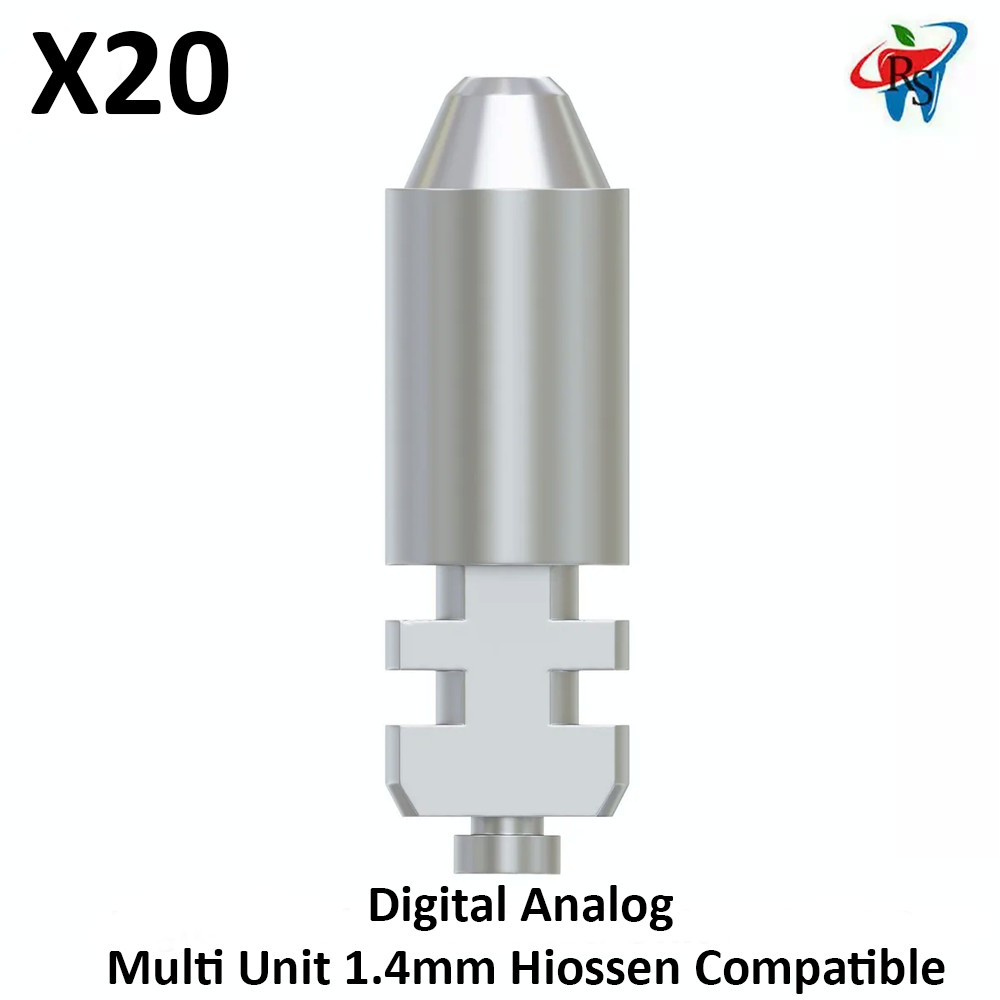 20x Dental Digital Analog Multi Unit 1.4mm Hio ssen Compatible Replica Lab Model