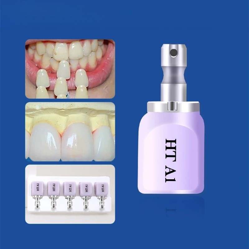 Dental Lithium Disilicate C14 Glass Ceramic Blocks HT/LT for CAD CAM Veneer 5Pcs
