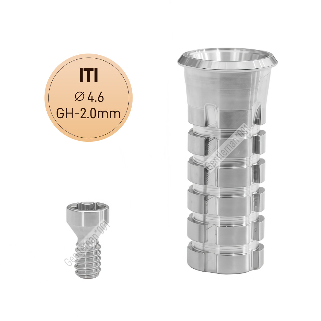 Titanium Temporary Cylinder Ti MU Sleeve Multi Unit ∅4.6mm Abutment Fit ITI