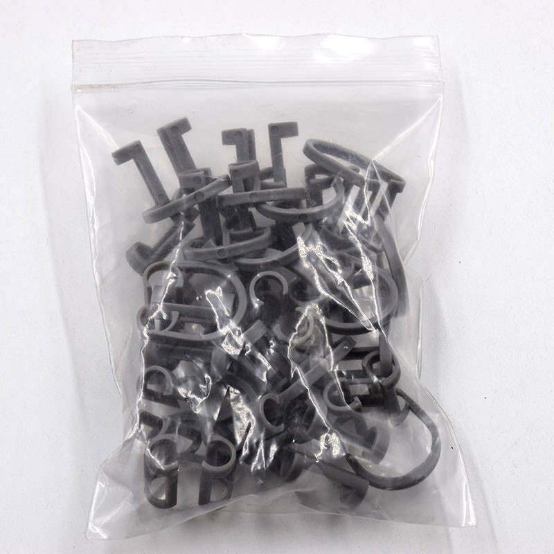 10 Pcs/Bag Dental Ortho Plastic Clinic Lab Isolator Cotton Roll Holder Clip Use