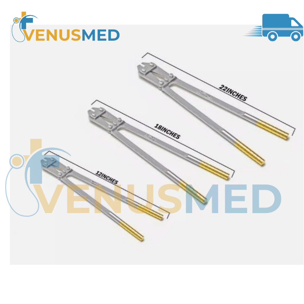 T.C Wire Pin and Rod Cutter Set of 3 Pcs Surgical Orthopedic instruments