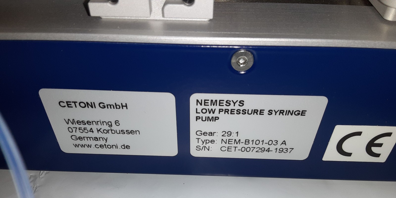 CETONI GmbH NEM-B101-03 A NEMESYS BASE 120 Power Hub Base Module – UNTESTED