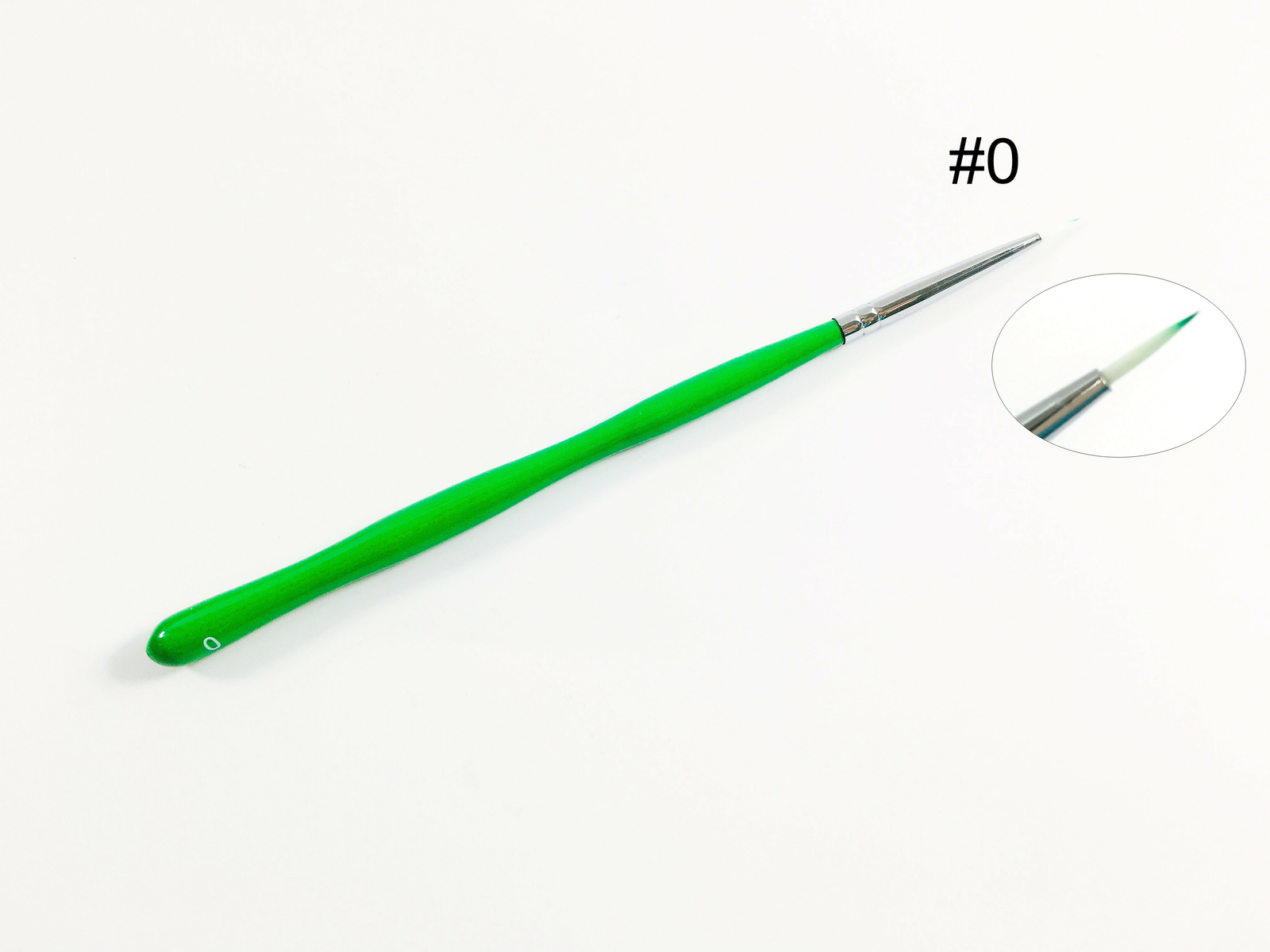 5pcs/Set Dental Green Porcelain Nylon Hair Brush Pen For Dental Lab #0 2 6 7 8