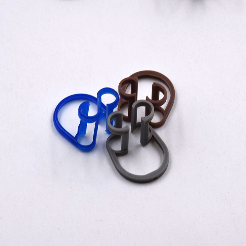 10 Pcs/Bag Dental Ortho Plastic Clinic Lab Isolator Cotton Roll Holder Clip Use