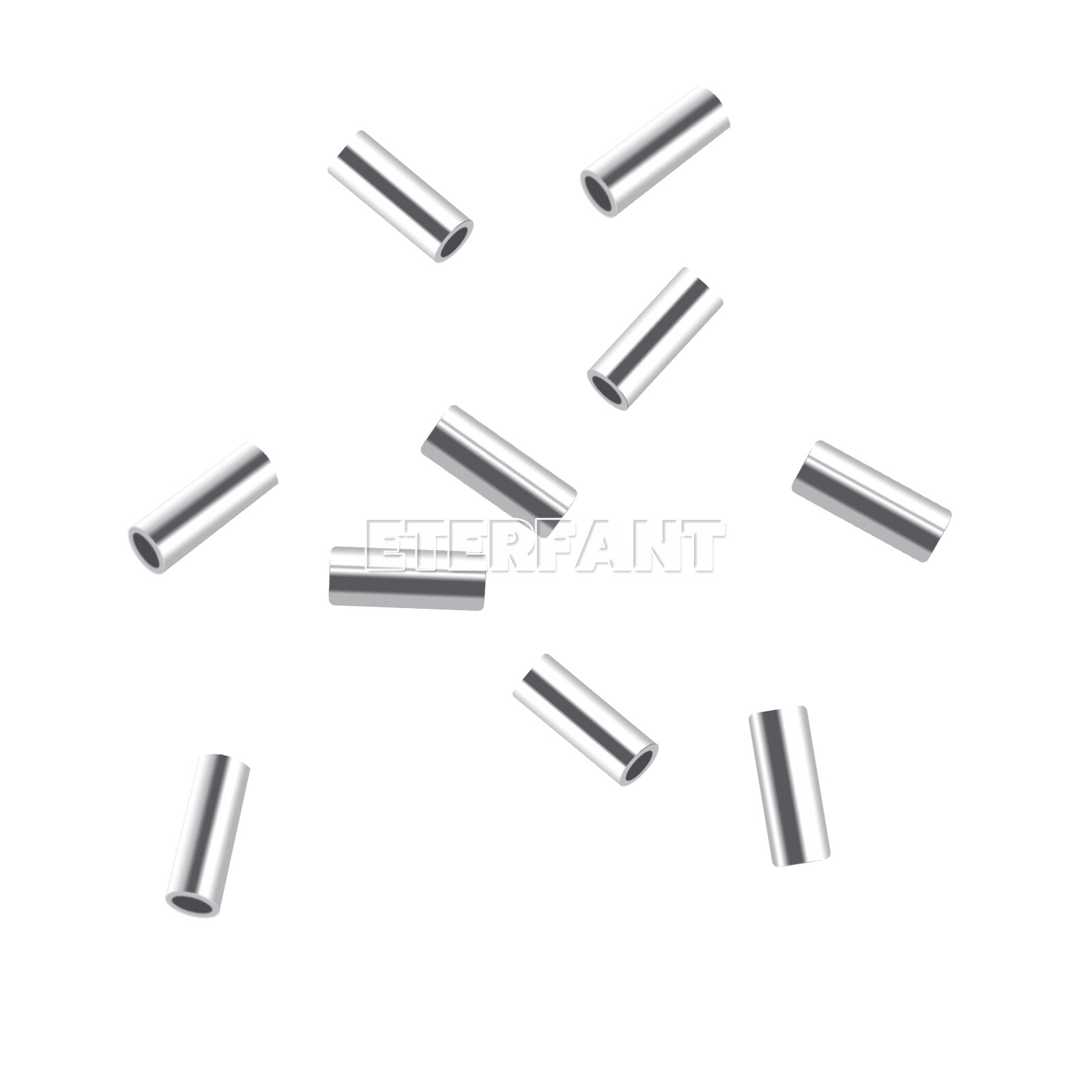 ETERFANT Dental Ortho Crimpable Mini Stops 0.5mm Crimpable Hooks Round Wires