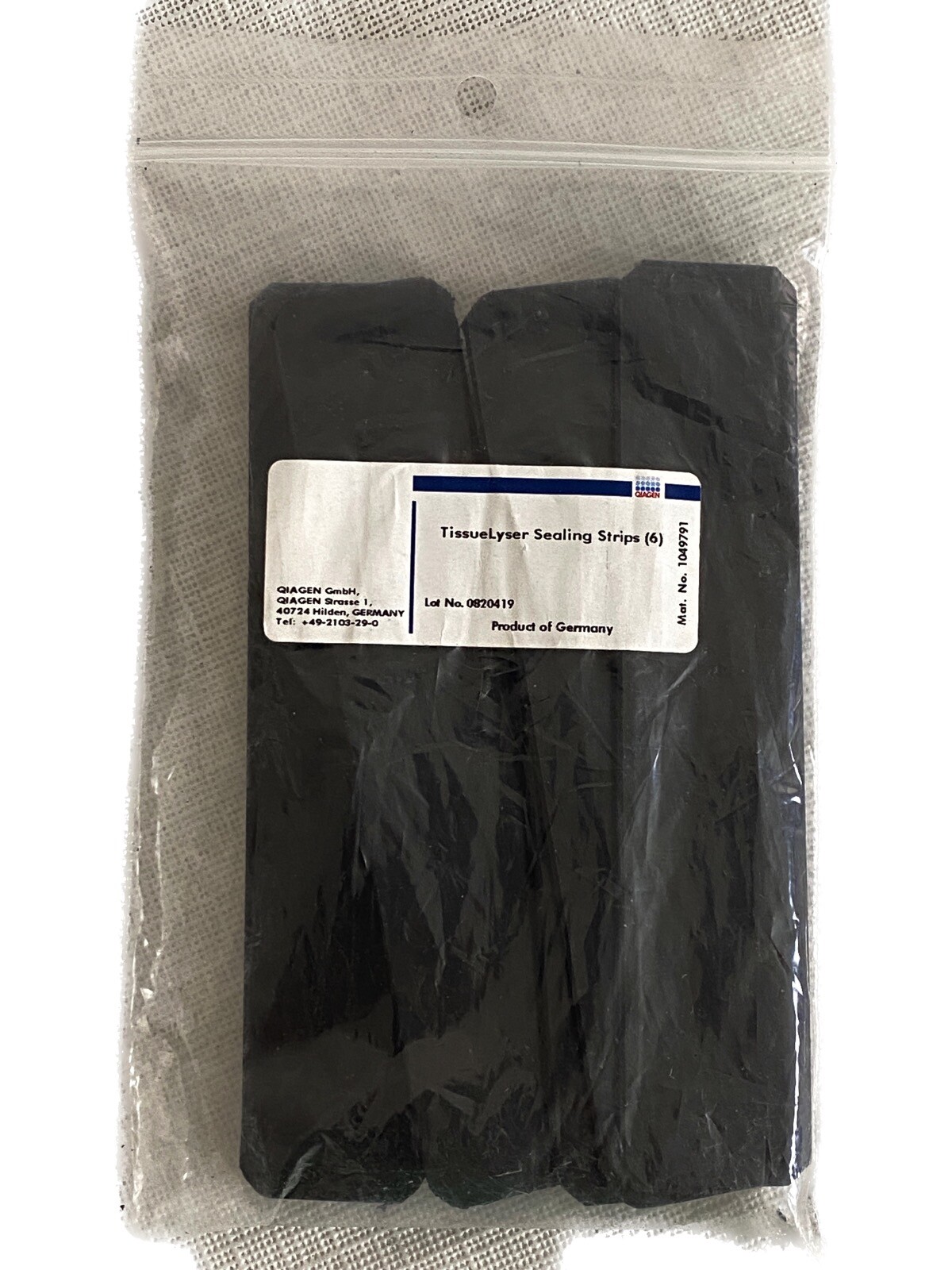 (6/Pack) QIAGEN TissueLyser Sealing Strips 5” L x 1” W x 1/8” H 1049791