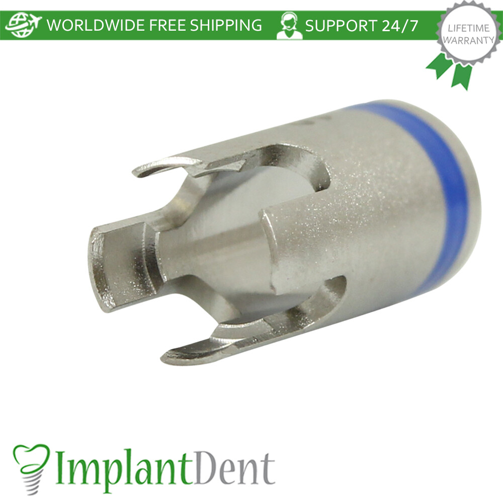 Dental Drill Stopper 3.2mm – Blue Stainless Steel Dentistry Tool