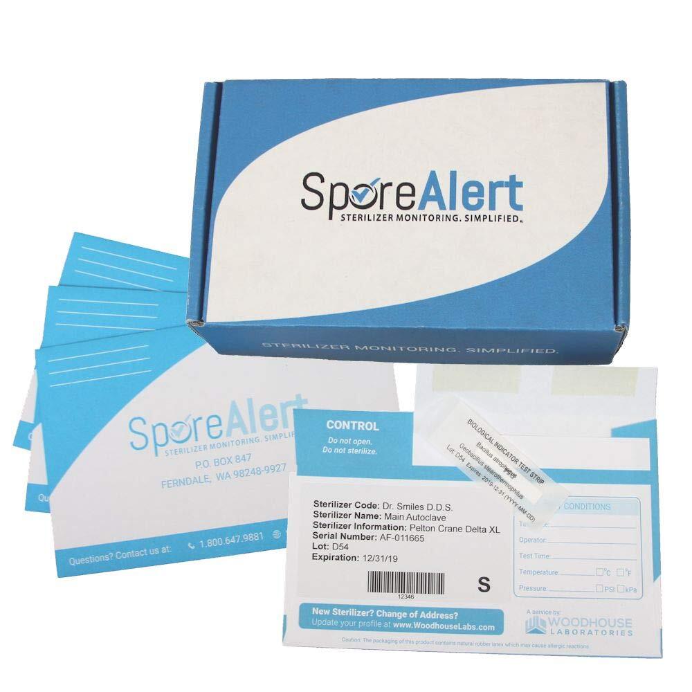 Servicio De Analisis De Esporas – 12 Tiras De Esporas Por Correo Para Autoclave